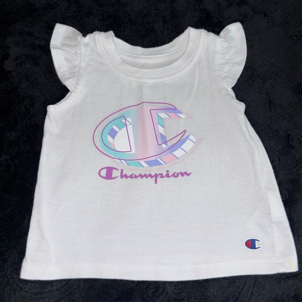 Champion Toddler Shirt | White | Size 9–12 Months